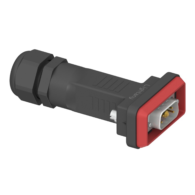 5W1公頭焊線+防水接頭/線徑10~16mm/大電流40A