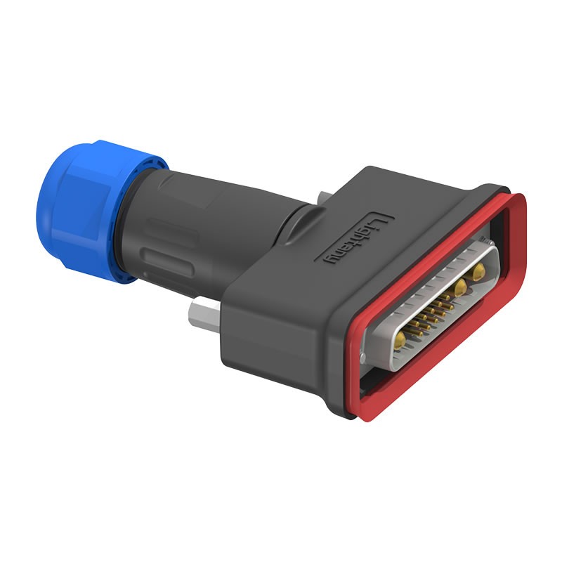 13W3公頭焊線+防水接頭/線徑5~11mm/大電流40A