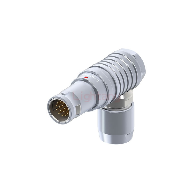 FHG.1B.016.CLAD52推拉自鎖彎式插頭