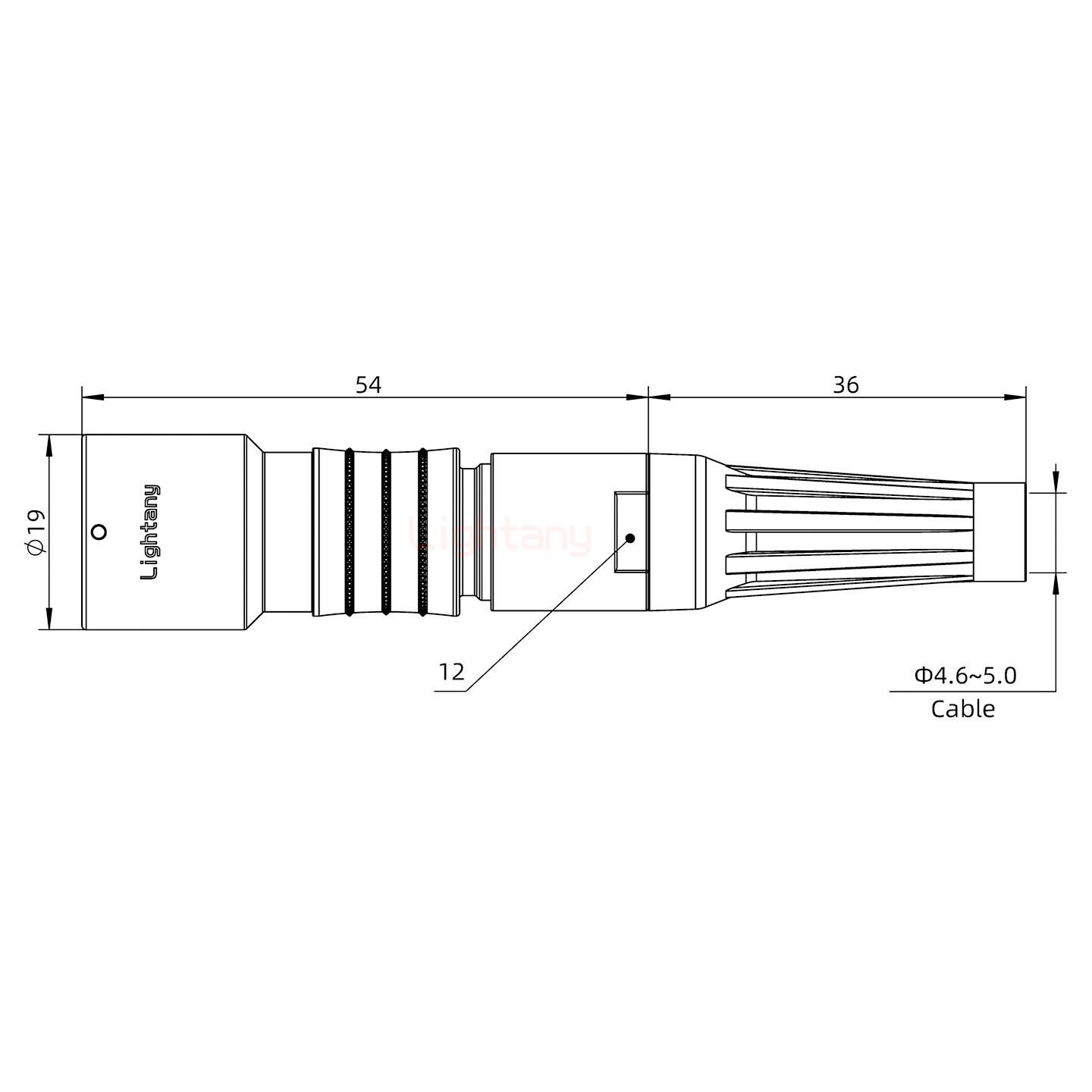 PHG.2K.018.CLLC50Z推拉自鎖帶護(hù)套浮動插座