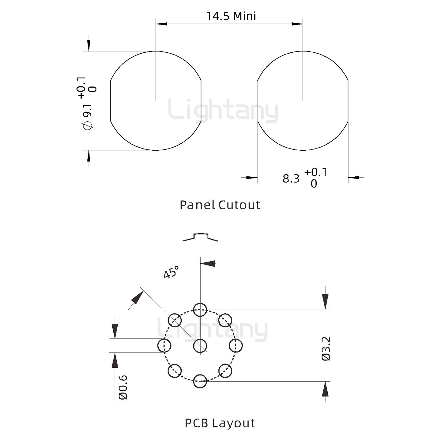 ECG.0B.009.CLN推拉自鎖雙螺母插座 直插板