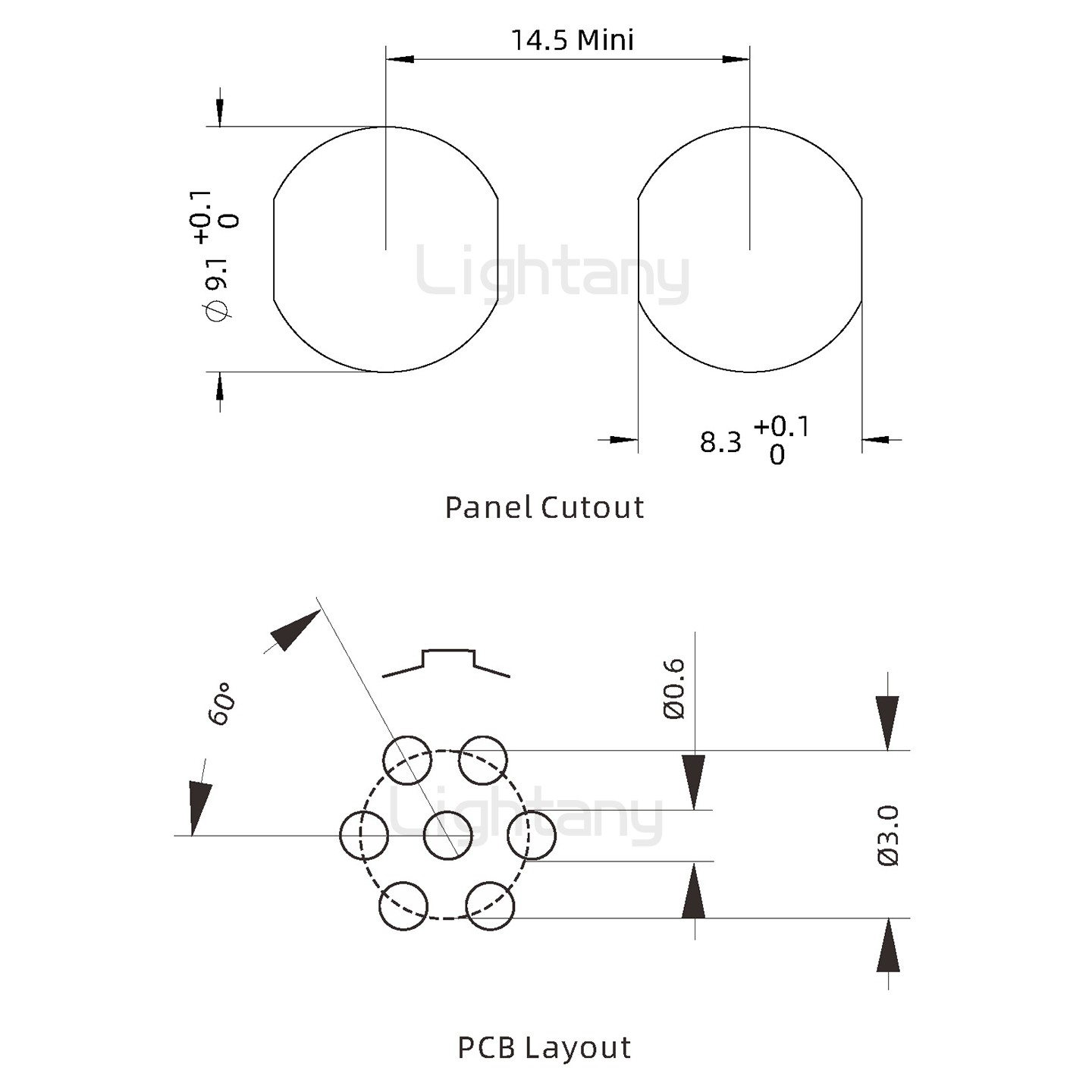 ECG.0B.007.CLN推拉自鎖雙螺母插座 直插板