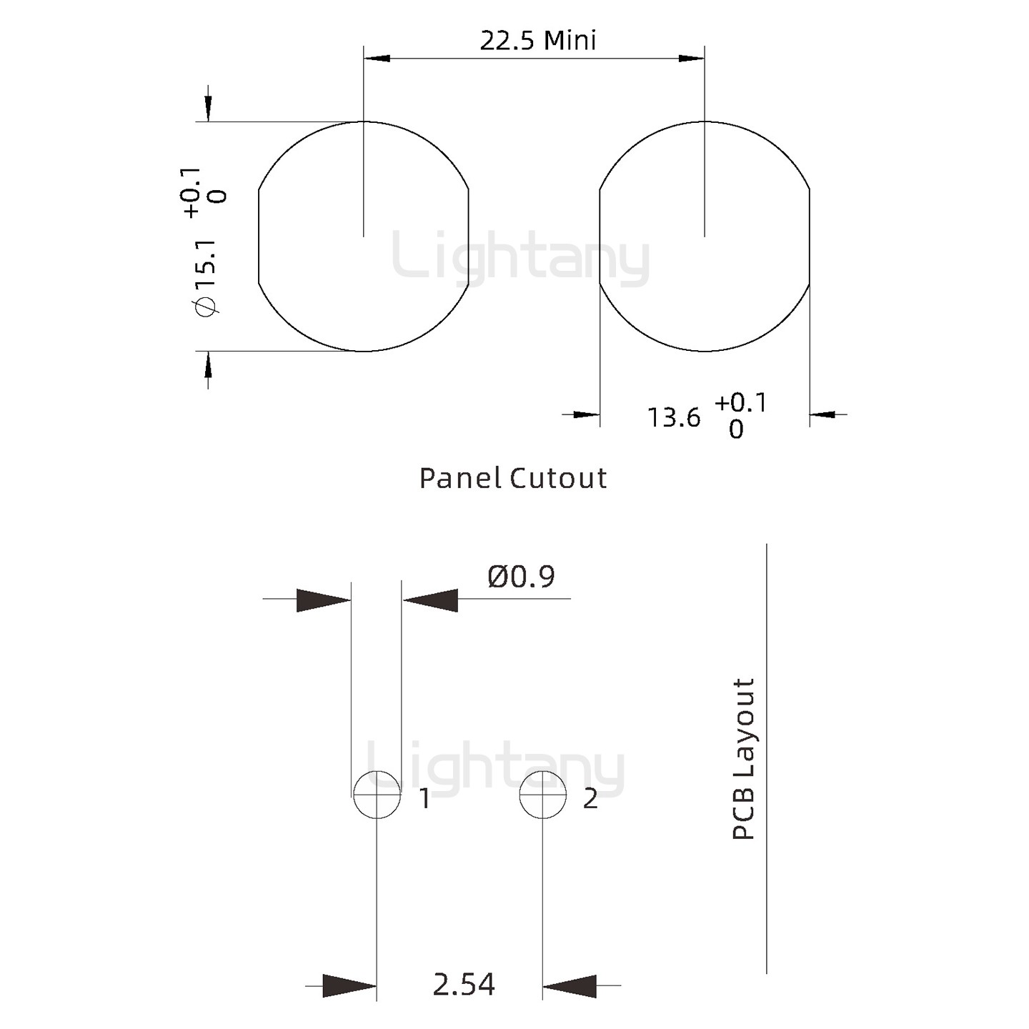 ECG.2B.002.CLV雙螺母插座 彎插板